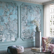 Ekskluzywny mural W japońskim ogrodzie Amare Blue