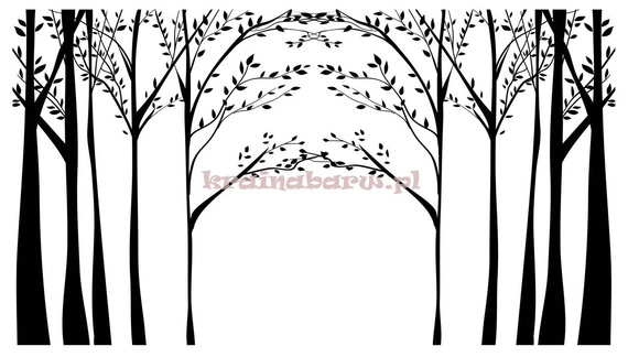 Naklejka na ścianę DRZEWA SPNB168TS