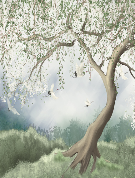 Tapeta Mural CW6051-1 Weeping Willow