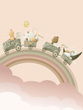 Tapeta Mural CW6002-2 Rainbow Travel