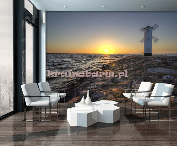 Fototapeta 10110 MORSKA LATARNIA WIATRAK