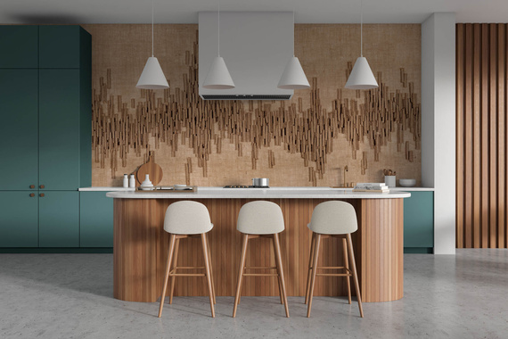 Tapeta artystyczna Wallart Abakus abstrakcja