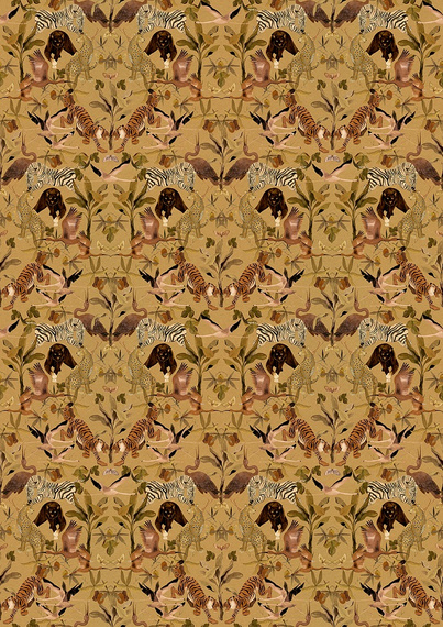 Tapeta Mural DW2002 Magic Animals