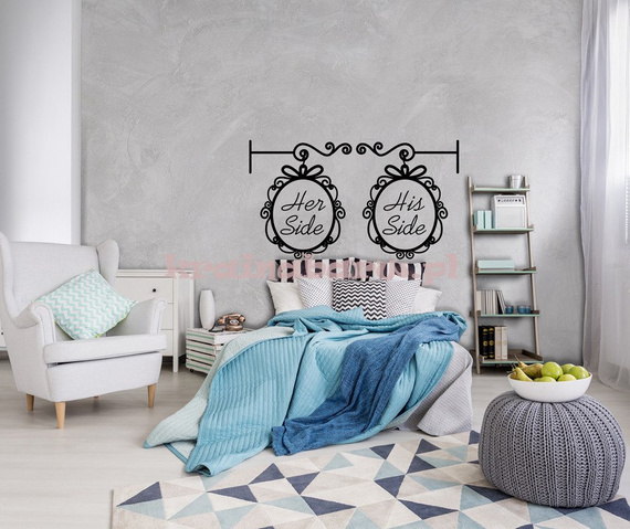 Naklejka na ścianę HER SIDE HIS SIDE SPNB166TS