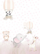 Tapeta Mural CW6031-1 Friends Ballon Wagon