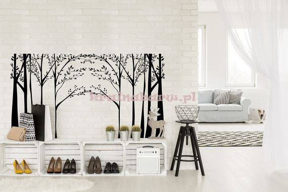 Naklejka na ścianę DRZEWA SPNB168TS