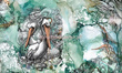 Fototapeta na flizelinie Ocean Pelican Green
