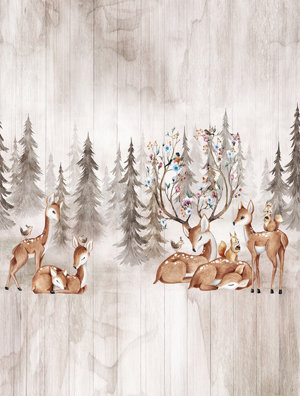 Tapeta Mural CW6046-1 Deer Camp