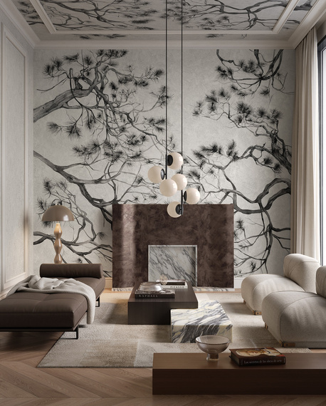 Fototapeta artystyczna Arbor konary sosny