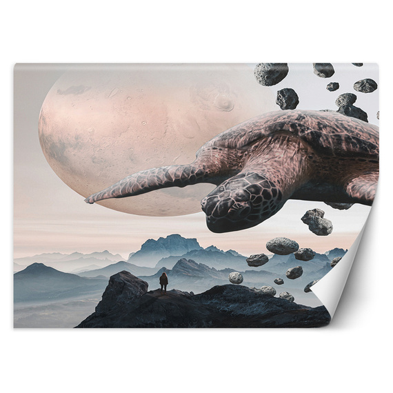 Fototapeta Żółw latający ponad górami - Zehem Chong