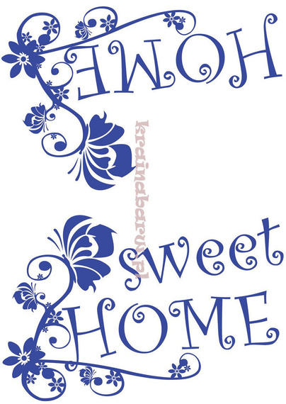 Naklejki na ścianę SWEET HOME ZSPN433