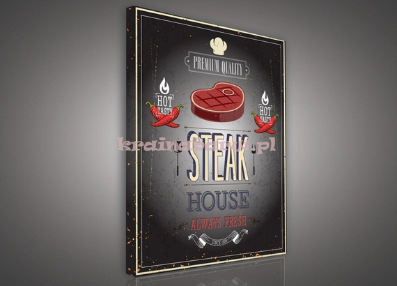 Obraz na płótnie PP596O1 Steakhouse