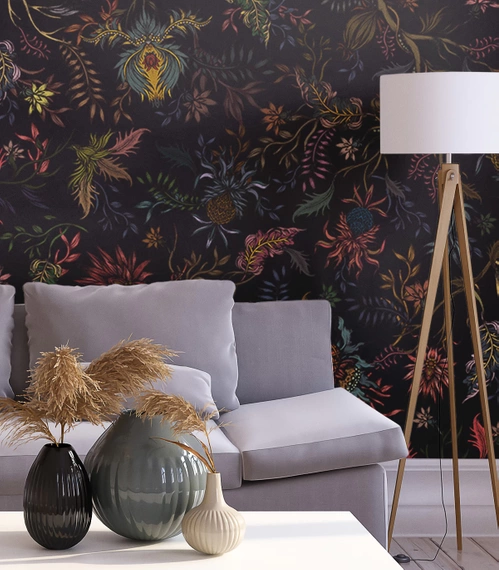 Tapeta Artystyczna Night Flowers