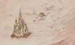 Fototapeta dla dzieci Swan Princess zamek księżniczka