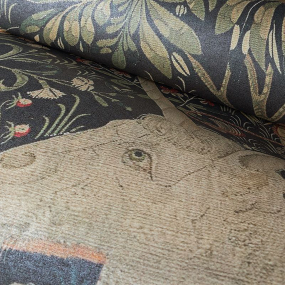 Tapeta Fototapeta 26985 Tapestry mural with unicorn in the garden