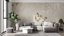 Tapeta Artystyczna Luxurious leaves