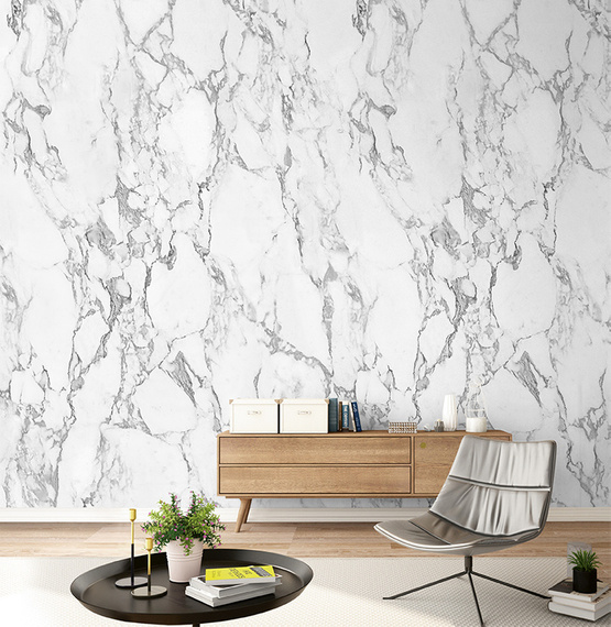 Tapeta Mural White Marble A55501