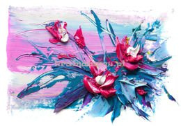 Fototapeta 11573 Malowany Kwiat