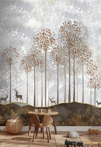 Tapeta Mural CW6047-2 Forest Deer 