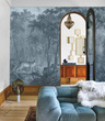Tapeta Artystyczna Jungle Cat Blue