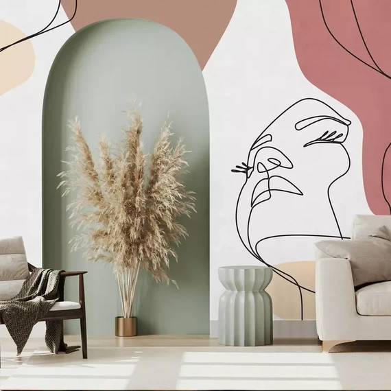 Fototapeta Wallart Layla Maroon