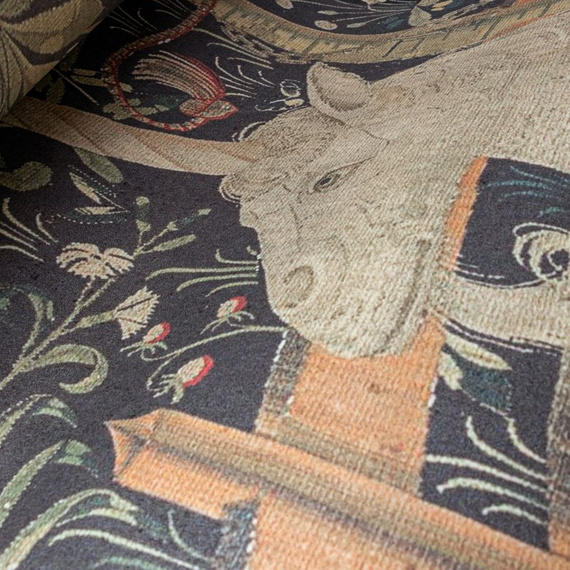 Tapeta Fototapeta 26985 Tapestry mural with unicorn in the garden