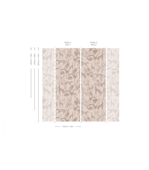 Tapeta Safari Beige