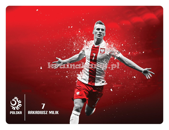 Obraz na tafli PTD229T2 piłka nożna Arkadiusz Milik 7