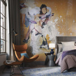 Romantyczny mural Kobieta Ella