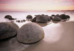 Fototapeta 285 Głazy kamienie Moeraki ocean