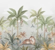 Mural Wild Jungle 6945 tygrysy małpy dżungla