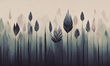 Tapeta Artystyczna Abstract leaves