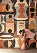 Mural Casamance 75564078 geometryczny wzór retro