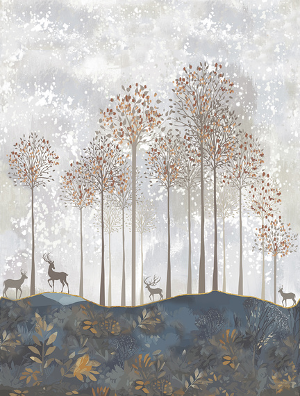 Tapeta Mural CW6047-1 Forest Deer 