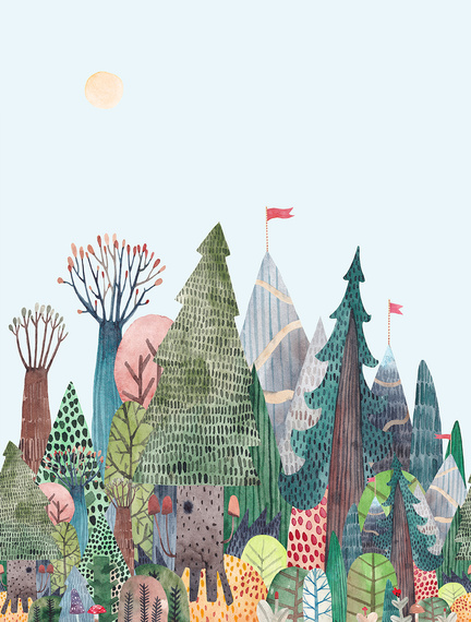 Tapeta Mural CW6034-2 Pine Forest