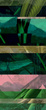 Panel Alocasia Night