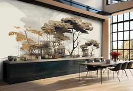 Tapeta Artystyczna Imagination Cabane IC106