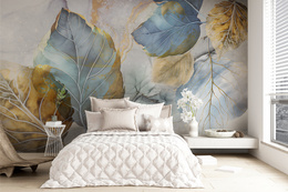 Fototapeta Akwarelowe Liście