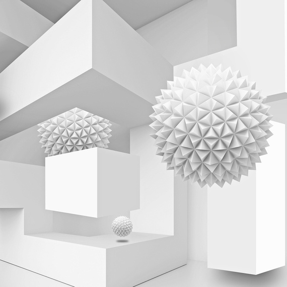 Fototapeta Geometryczna abstrakcja 3D