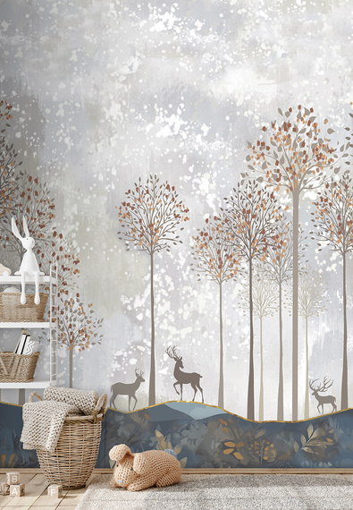 Tapeta Mural CW6047-1 Forest Deer 