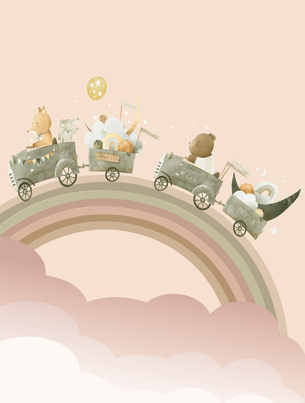 Tapeta Mural CW6002-2 Rainbow Travel