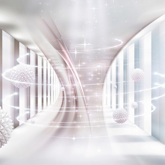 Fototapeta do sypialni Kule Abstrakcja Wir 3D