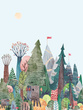 Tapeta Mural CW6034-2 Pine Forest