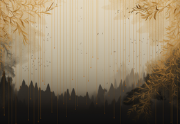 Tapeta Artystyczna Minimalisme Pluie MP103