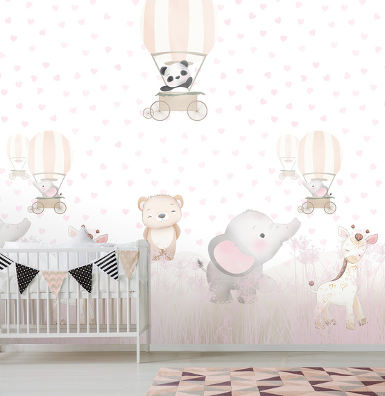 Tapeta Mural CW6031-1 Friends Ballon Wagon