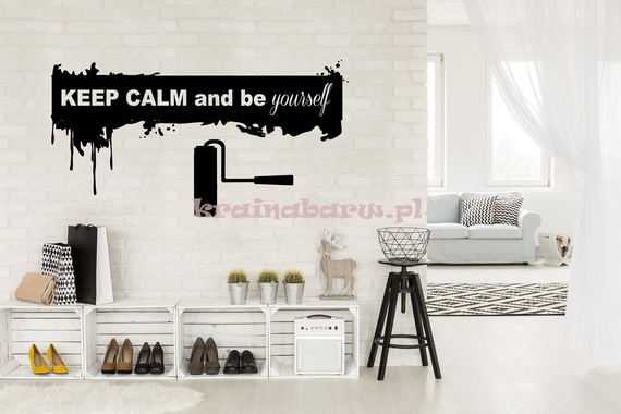 Naklejka na ścianęSPNB KEEP CALM AND BE YOURSELF SPNB180TS