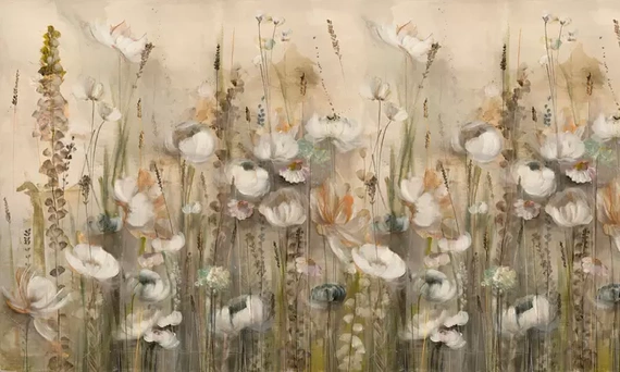 Fototapeta artystyczna Lilium polne kwiaty