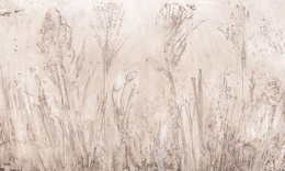 Tapeta artystyczna Wallart Pampa trawy kwiaty