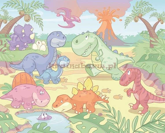 Fototapeta 3D 034  Baby Dino World