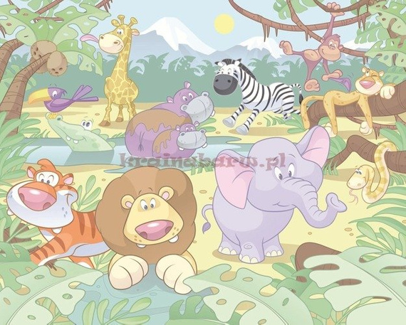 Fototapeta 3D 036 Baby Jungle Safari